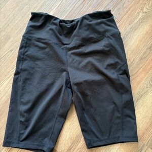 Reebox black biker shorts